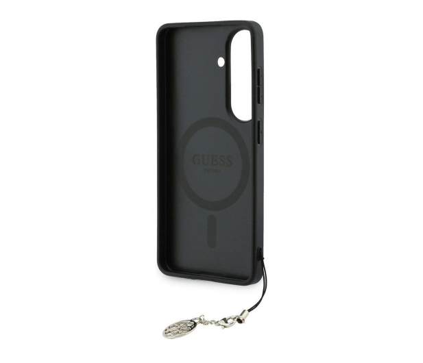 Guess Etui Classic Logo Charm MagSafe do Galaxy S26 czarny - 1522695 - zdjęcie 3